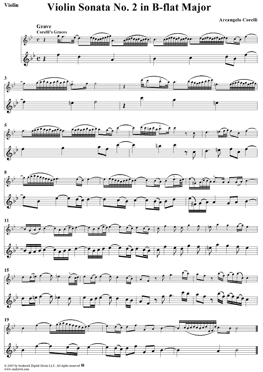 Violin Sonata No. 2 - Violin