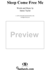 Sleep Come Free Me