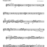 Four Fanfares - Trumpet 2 in B-flat