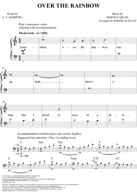 (Somewhere) Over the Rainbow