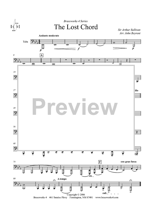 The Lost Chord - Tuba