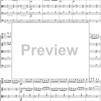 Quintet in C Major, Movement 4 - Score