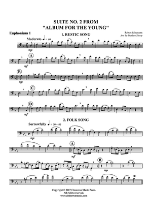 Suite No. 2 from "Album for the Young" - Euphonium 1 BC/TC