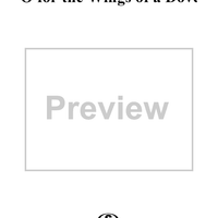 O for the Wings of a Dove