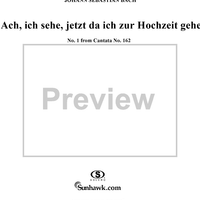 Ach, ich sehe, jetzt da ich zur Hochzeit gehe - No. 1 from Cantata No. 162 - BWV162