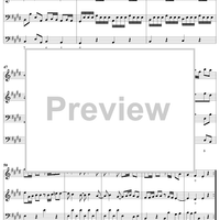 Quartet in E major - Full Score