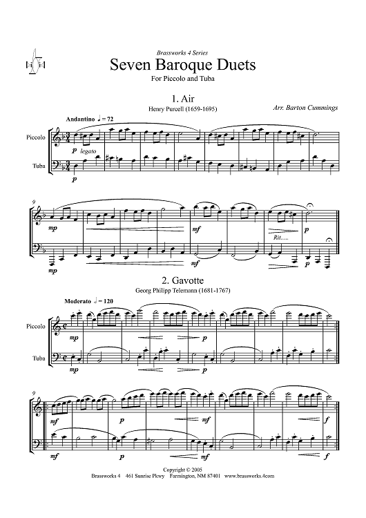 Seven Baroque Duets