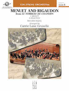 Menuet and Rigaudon (from Le tombeau de Couperin) - Viola