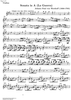 Sonata A Major La Guerra - Violin