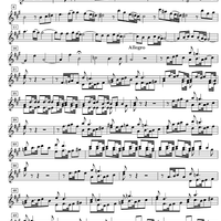 Sonata A Major La Guerra - Violin