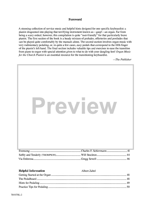 Foreword and Contents - Bonus Material