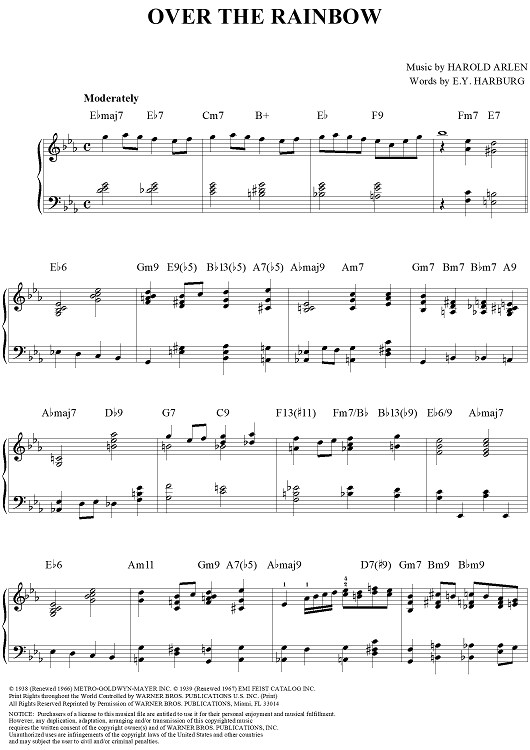 (Somewhere) Over the Rainbow