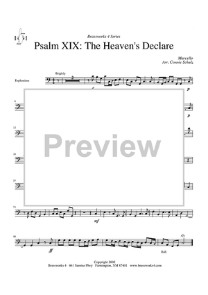 Pslam XIX: The Heaven's Declare - Euphonium