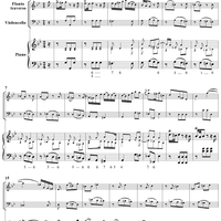 Piano Trio No. 6 in G Minor - Piano Score