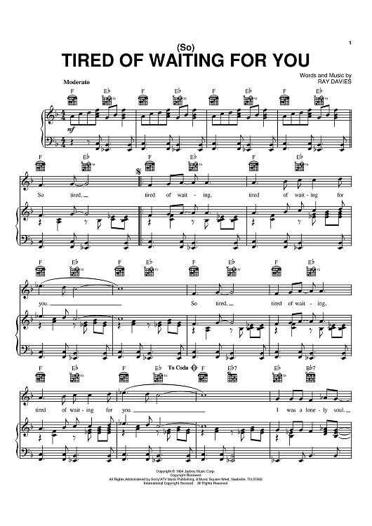 (So) Tired Of Waiting For You