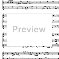 Three Part Sinfonia No. 9 BWV 795 f minor - Score