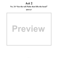 See the tall Palm that lifts the head, No. 24 from Oratorio "Solomon", Act 2 (HWV67)