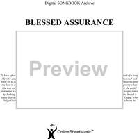 Blessed Assurance