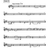 Verre a Tindari Op.92 - Violin 2