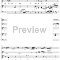 "Gelobet sei der Herr, mein Gott", Aria, No. 3 from Cantata No. 129: "Gelobet sei der Herr, mein Gott" - Piano Score