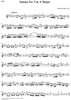 Sonata No. 5 in A Major - Flute