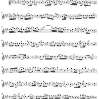 Sonata No. 5 in A Major - Flute