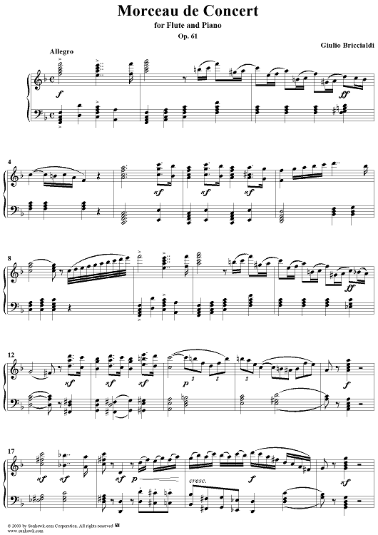 Morceau de Concert, Op. 61 - Piano