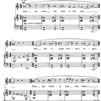 Fear no more the heat of the sun from Cymbeline