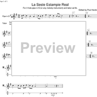 The  7 Famous French Estampies - Pipe in G