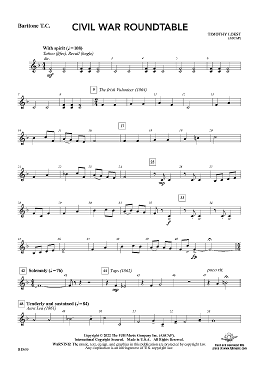 Civil War Roundtable - Baritone TC