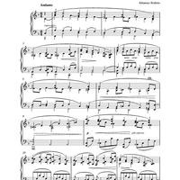 Romanze in F Minor (from Six Piano Pieces, Op. 118, No. 5)