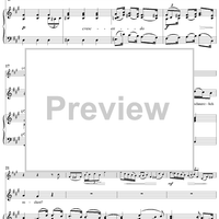 "Ach Herr! was ist ein Menschenkind", Aria, No. 4 from Cantata No. 110: "Unser Mund sei voll Lachens" - Piano Score