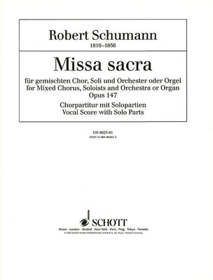 Missa sacra - Choral Score