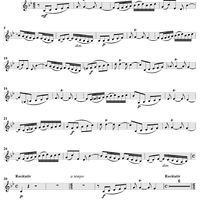 "Herr, nun lässest du deinen Diener", Aria, No. 2 from Cantata No. 83: "Erfreute Zeit im neuen Bunde" - Violin