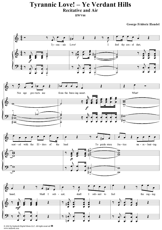 Tyrannic Love!  (Recitative)