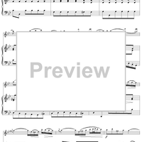 Flute Concerto in G Major, Arioso - Piano