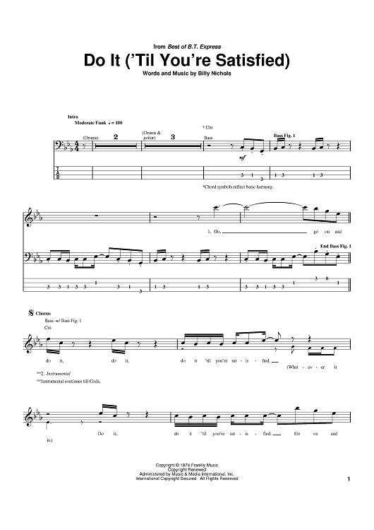 Do It ('Til You're Satisfied)