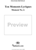 Ten Moments Lyriques, op. 27, bk. 2, no. 6