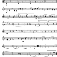 Bridal Waltz from A Folk Tale - E-flat Alto Clarinet 2