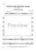 Turkey Creek and Other Songs - for String Trio - Cello