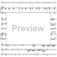 Trio Sonata No. 1 in D Major - Piano Score