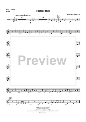Buglers Rule - Bass Clarinet (opt. Euphonium TC)