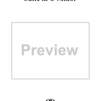 Suite in C Minor, BWV997 - Flute