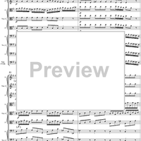 Brandenburg Concerto No. 3: Allegro - Score