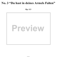 Du hasst in deines Ärmels Falten, No. 3 from "Die Ruinen von Athen", Op. 113 - Full Score