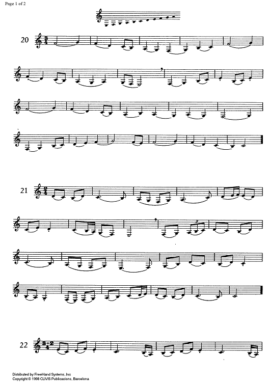 Studies for clarinet, Vol. 1 part 4 - Clarinet
