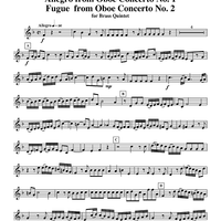 Allegro and Fugue from Oboe Concertos 1 and 2 - Horn