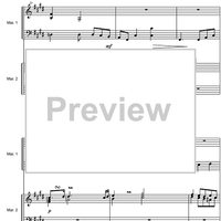French Suite  6 E Major BWV 817 - Score