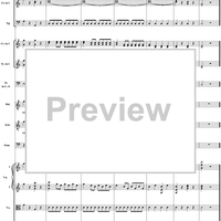 "Die Entführung aus dem Serail", Act 1, No. 7 "Marsch, marsch, marsch! trollt euch fort" - Full Score