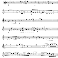 Divertimento No. 3 Bb Major KV439b - Clarinet in B-flat